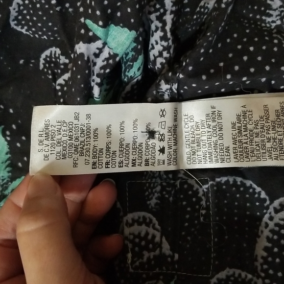 Quicksilver short sleeve cactus hemp leaf print button down shirt medium EUC - Picture 3 of 8